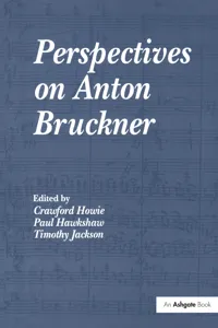 Perspectives on Anton Bruckner_cover