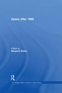 Opera after 1900_cover