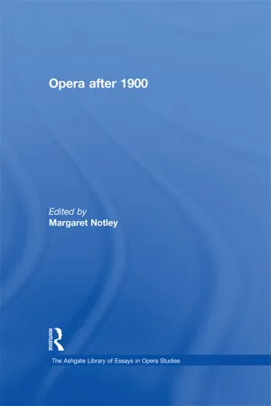 Opera after 1900