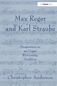 Max Reger and Karl Straube_cover