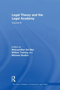 Legal Theory and the Legal Academy_cover