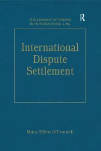 International Dispute Settlement_cover