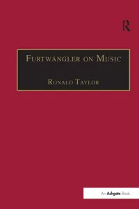 Furtwängler on Music_cover