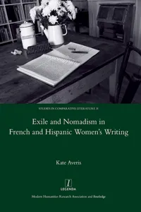 Exile and Nomadism in French and Hispanic Women's Writing_cover