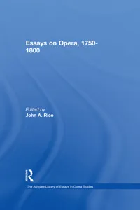 Essays on Opera, 1750-1800_cover