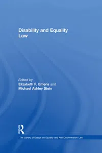 Disability and Equality Law_cover