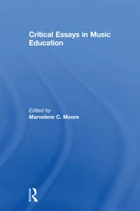 Critical Essays in Music Education_cover