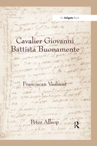 Cavalier Giovanni Battista Buonamente_cover