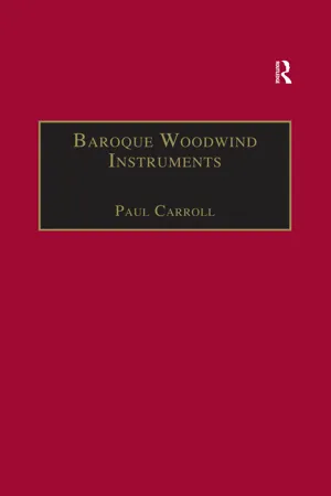 Baroque Woodwind Instruments