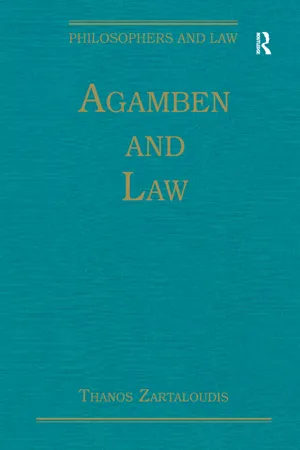 Agamben and Law