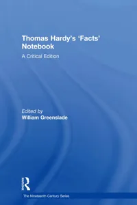 Thomas Hardy's 'Facts' Notebook_cover