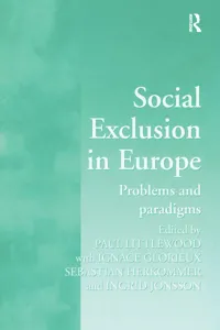 Social Exclusion in Europe_cover