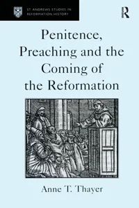 Penitence, Preaching and the Coming of the Reformation_cover