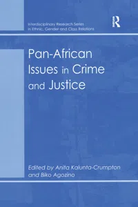 Pan-African Issues in Crime and Justice_cover