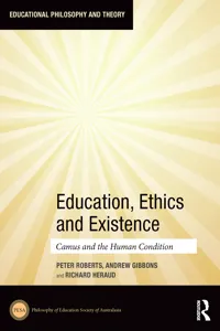 Education, Ethics and Existence_cover