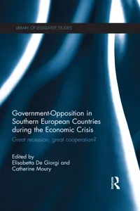 Government-Opposition in Southern European Countries during the Economic Crisis_cover