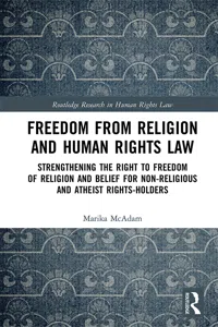 Freedom from Religion and Human Rights Law_cover