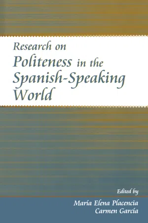 Research on Politeness in the Spanish-Speaking World