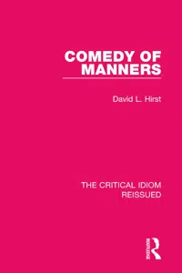 Comedy of Manners_cover