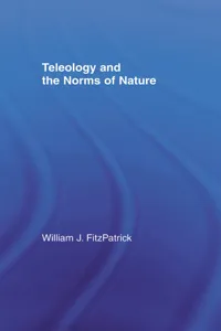 Teleology and the Norms of Nature_cover