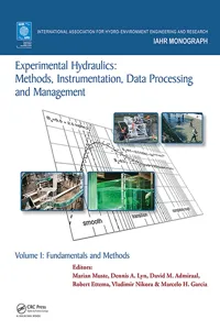 Experimental Hydraulics: Methods, Instrumentation, Data Processing and Management_cover