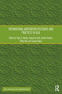 International Arbitration Discourse and Practices in Asia_cover