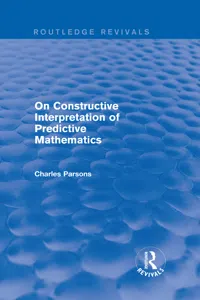 On Constructive Interpretation of Predictive Mathematics_cover