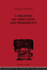 A Treatise on Induction and Probability_cover