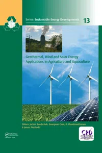 Geothermal, Wind and Solar Energy Applications in Agriculture and Aquaculture_cover