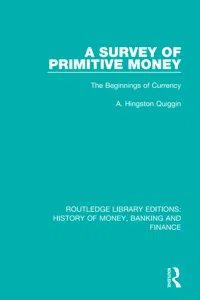 A Survey of Primitive Money_cover