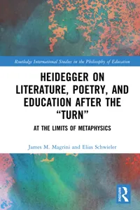 Heidegger on Literature, Poetry, and Education after the "Turn"_cover