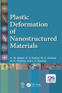 Plastic Deformation of Nanostructured Materials_cover