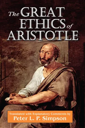 The Great Ethics of Aristotle