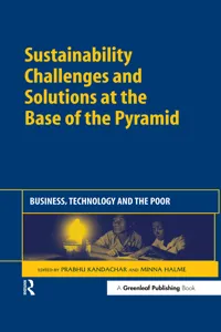 Sustainability Challenges and Solutions at the Base of the Pyramid_cover