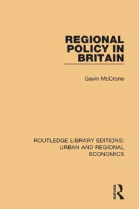 Regional Policy in Britain_cover