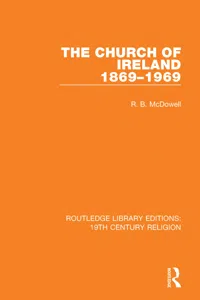 The Church of Ireland 1869-1969_cover