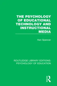 The Psychology of Educational Technology and Instructional Media_cover