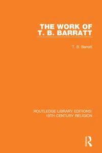 The Work of T. B. Barratt_cover