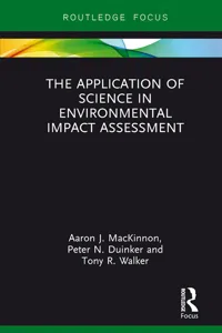 The Application of Science in Environmental Impact Assessment_cover