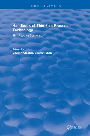 Handbook of Thin Film Process Technology