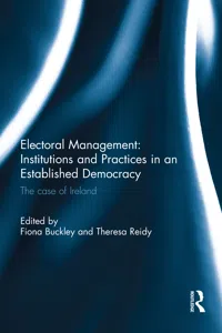 Electoral Management: Institutions and Practices in an Established Democracy_cover