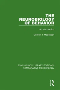 The Neurobiology of Behavior_cover