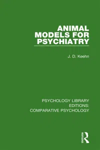 Animal Models for Psychiatry_cover