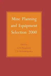 Mine Planning and Equipment Selection 2000_cover