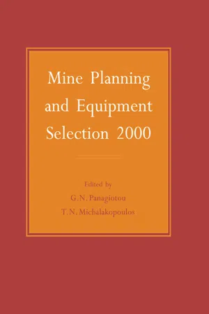 Mine Planning and Equipment Selection 2000