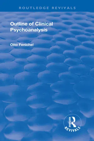 Revival: Outline of Clinical Psychoanalysis (1934)