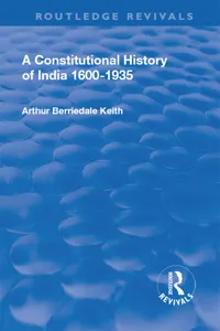 Revival: A Constitutional History of India_cover