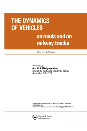 The Dynamics of Vehicles on Roads and on Tracks