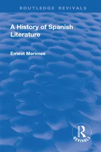 Revival: A History of Spanish Literature_cover