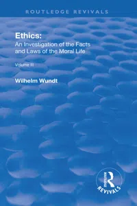 Revival: Ethics: An Investigation of the Facts and Laws of Moral Life_cover